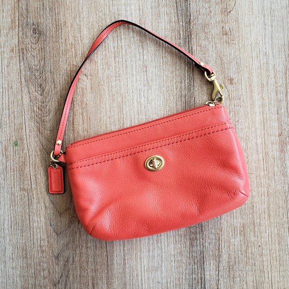 Coach Handbags - Coach - Classic Leather Wristlet